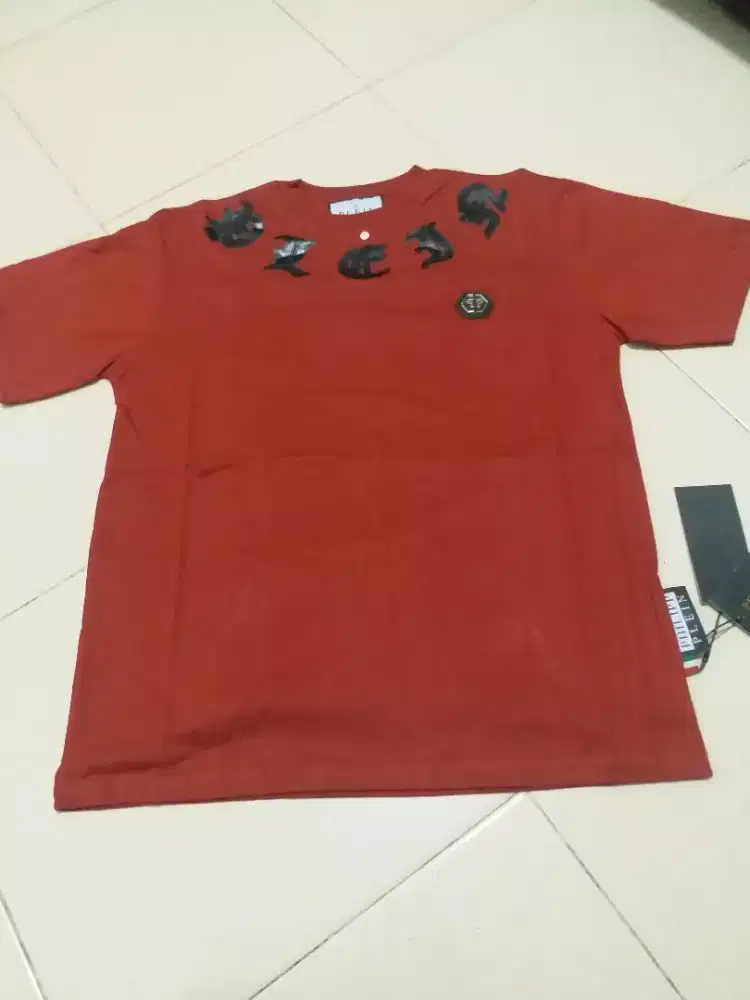 Kaos Philipp Plein Original Size L (LD 110), Baru Fulltag