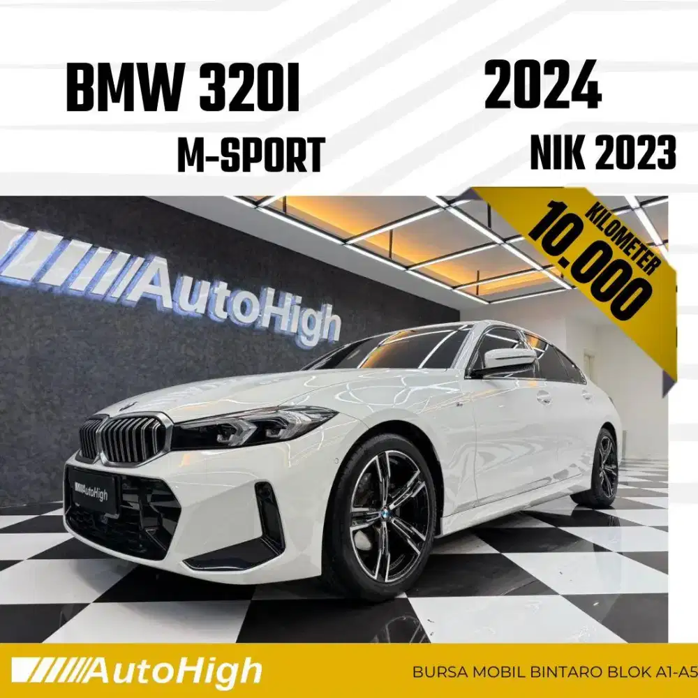DP10% [Km10.000] 320i M-Sport LCi 2023 White Reg 2025 #AUTOHIGH