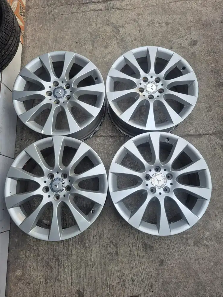 Velg oem mercy ML R18 pcd 5*112 lebar 8 et56 made in usa ..4pcs