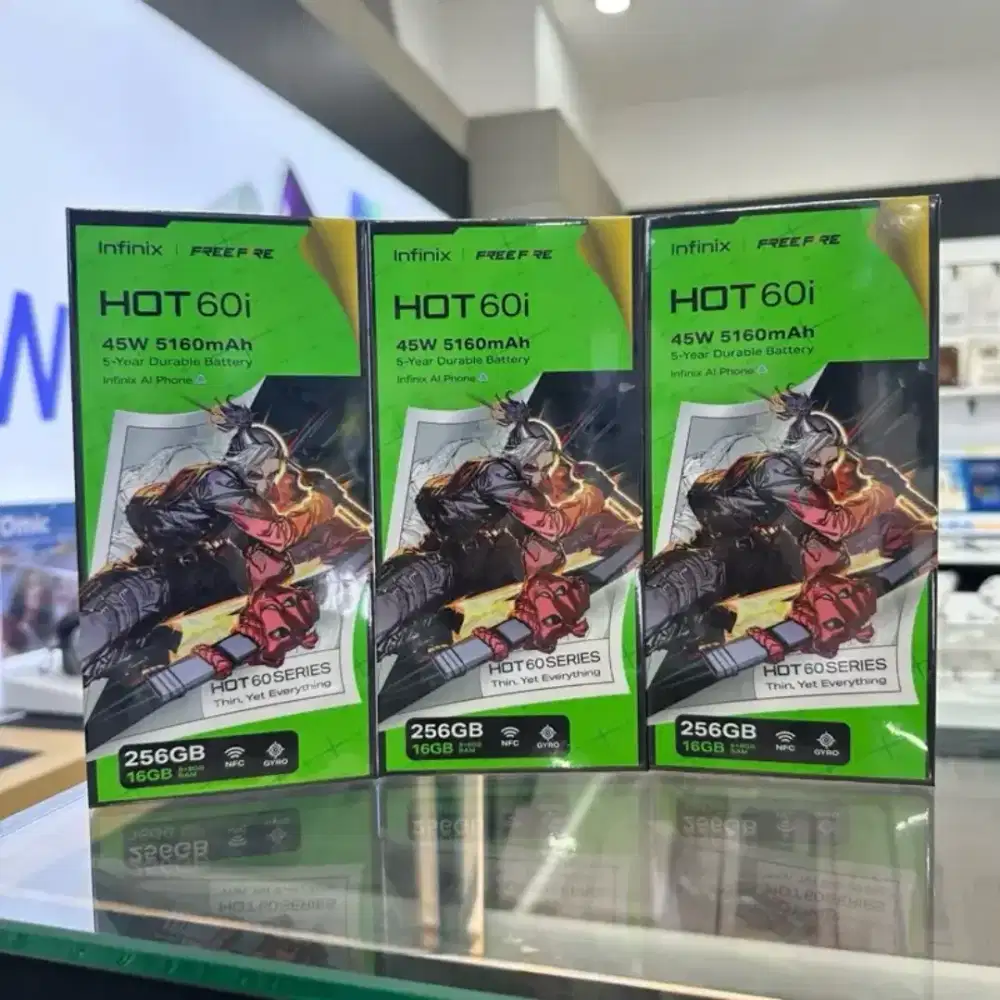 INFINIX HOT 60I 8/256 GARANSI RESMI 1 TAHUN