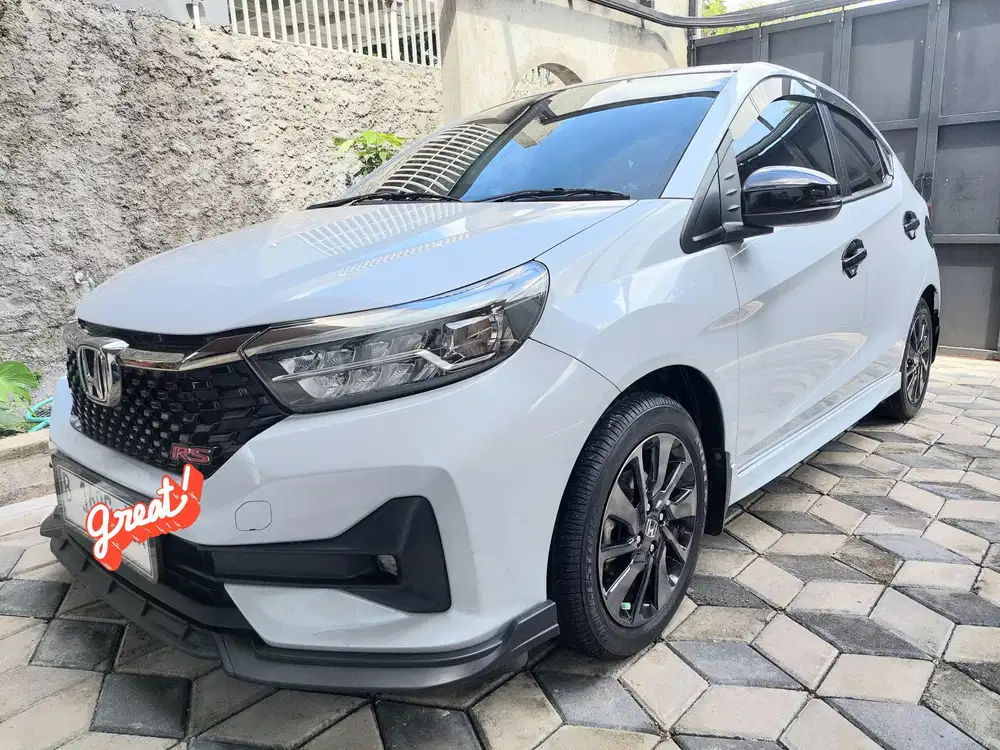 Honda Brio RS 2023 putih diamond istimewa Bintaro Tangerang Selatan