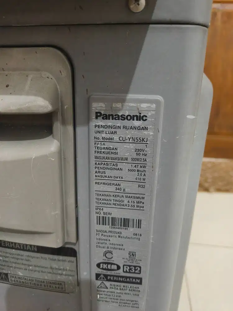 Jual AC Panasonic  1/2 PK - CU-YN5SKJ