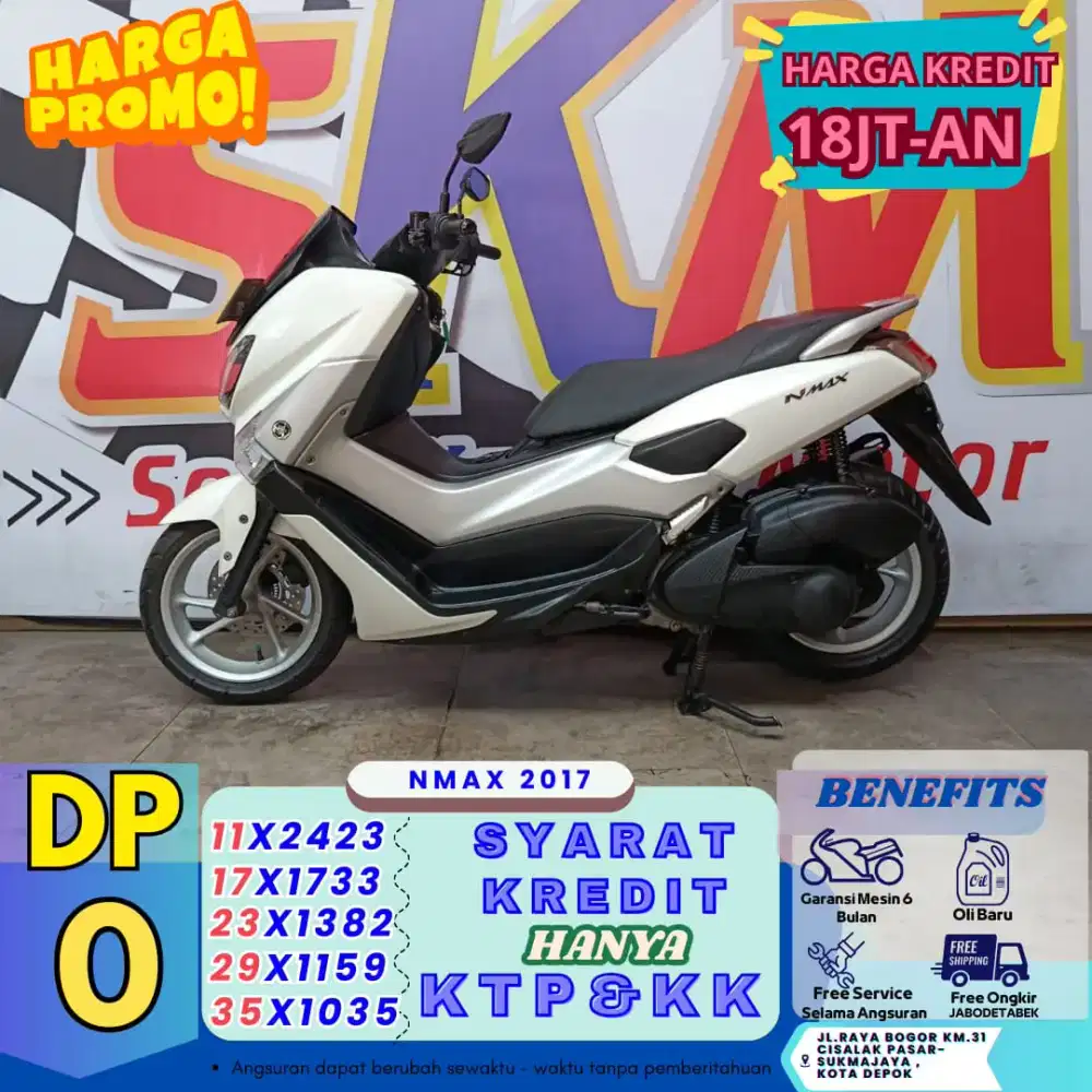 DP SUKA-SUKA YAMAHA NMAX2017 CASH/CREDIT