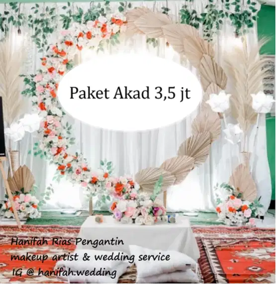 Paket Rias Akad Pengantin Lengkap Bekasi Jakarta Timur