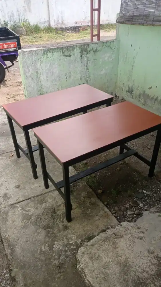 Meja warkop, meja Cafe ready