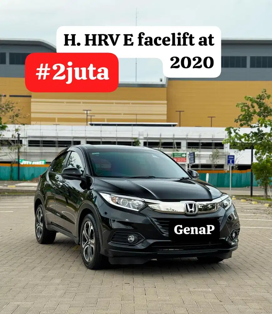 Honda HRV E Facelift at 2020 hitam #2juta