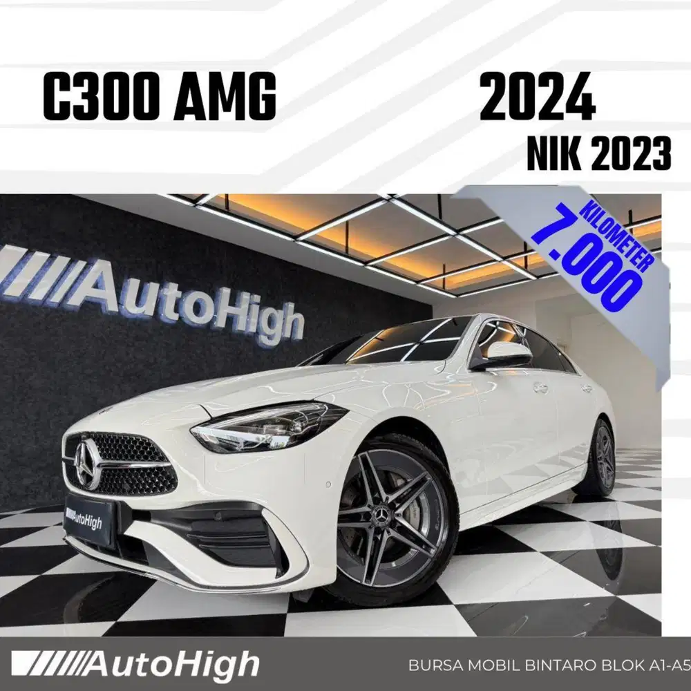 DP10% [Km7.000] C300 AMG 2023 White Reg 2022 #AUTOHIGH