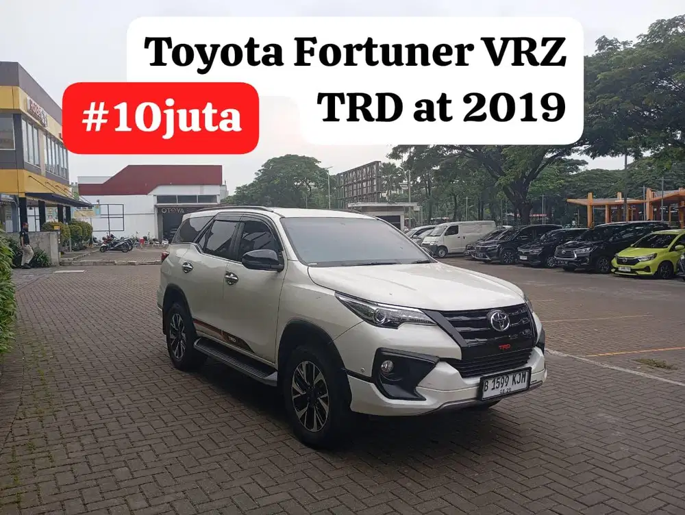 Toyota Fortuner VRZ TRD diesel at 2019 putih #10juta