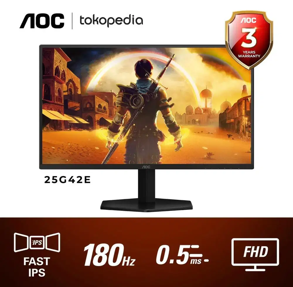 MONITOR AOC 25G42E 180Hz IPS