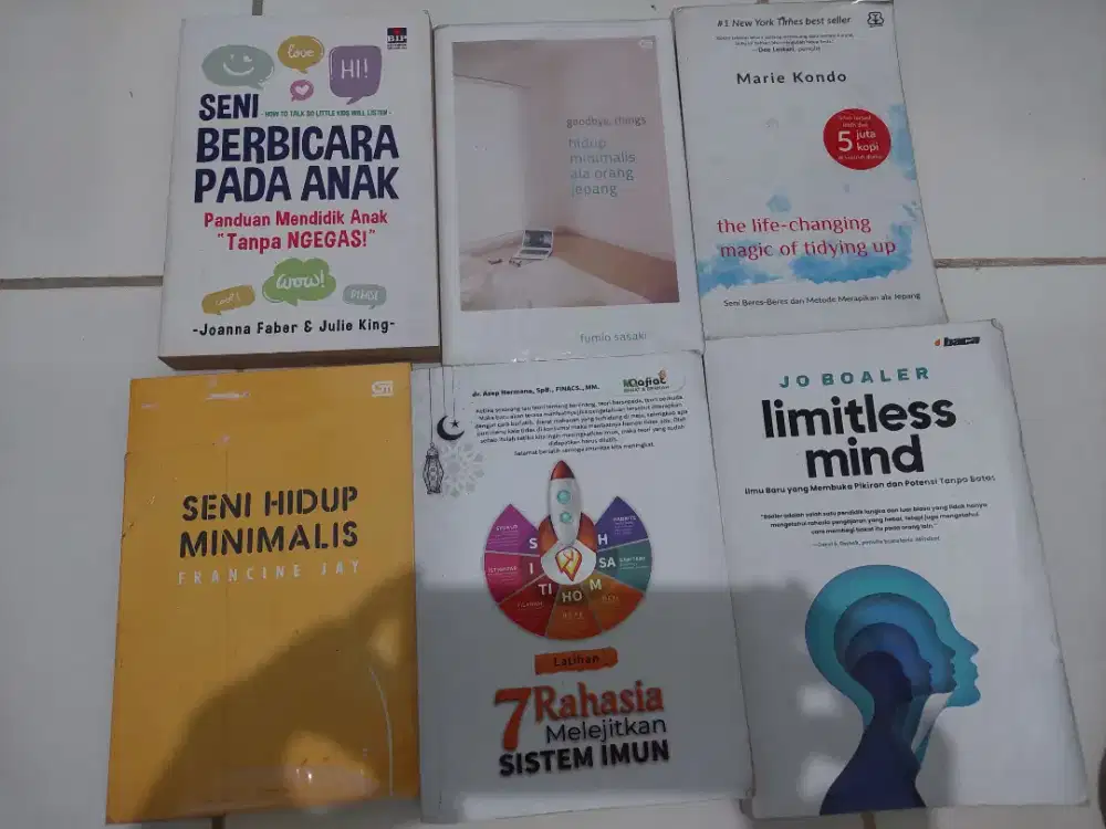 Buku campur bekas pribadi minimalis motivasi parenting dll