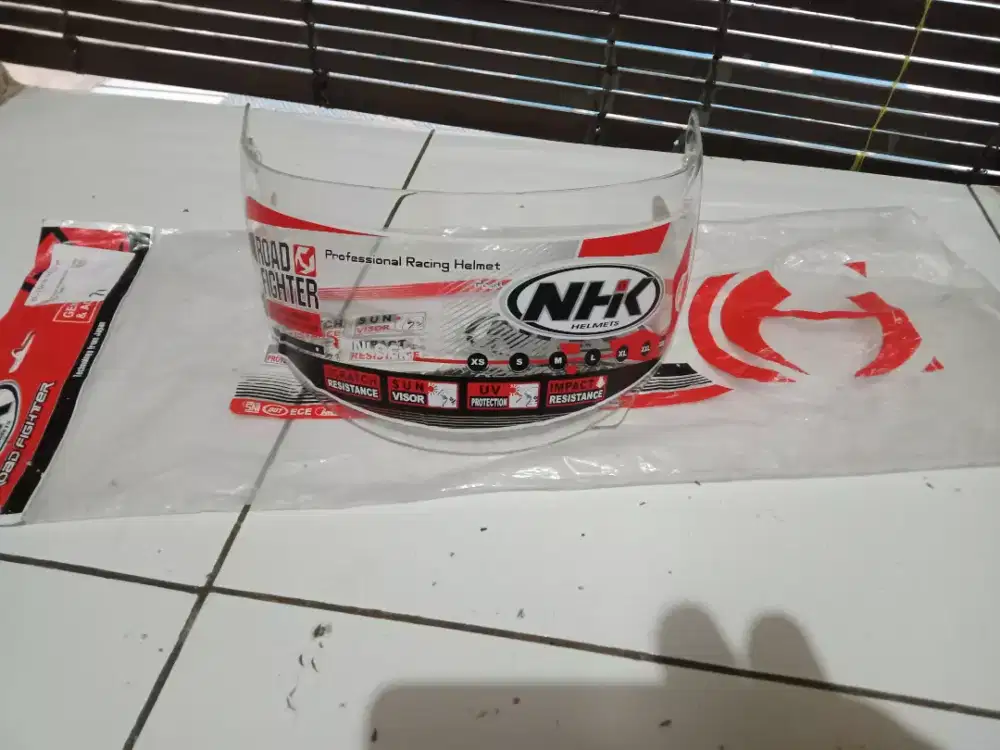 Visor Helm NHK Terminator 2 Sun Visor Helmet BARU Kaca Helm
