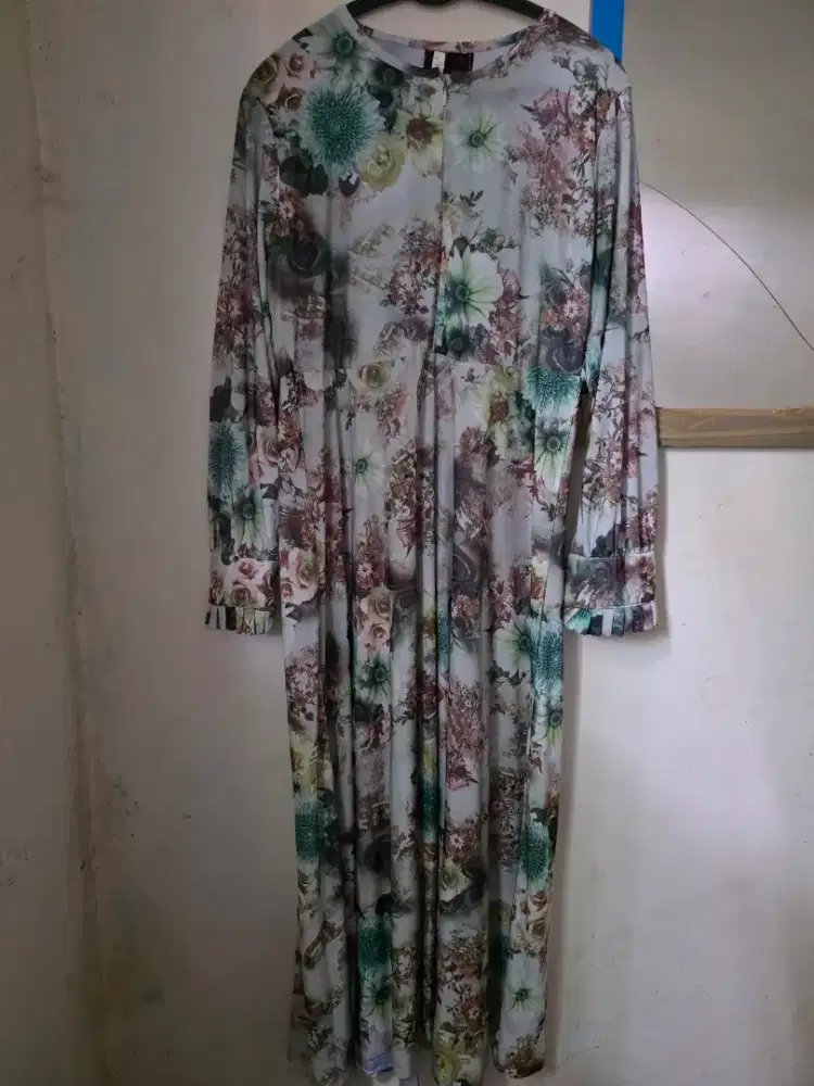 Dress wanita motif bunga