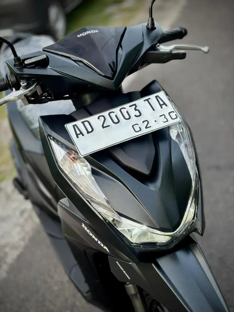 BEAT NEW LED DELUXE AD NOPOL CANTIK