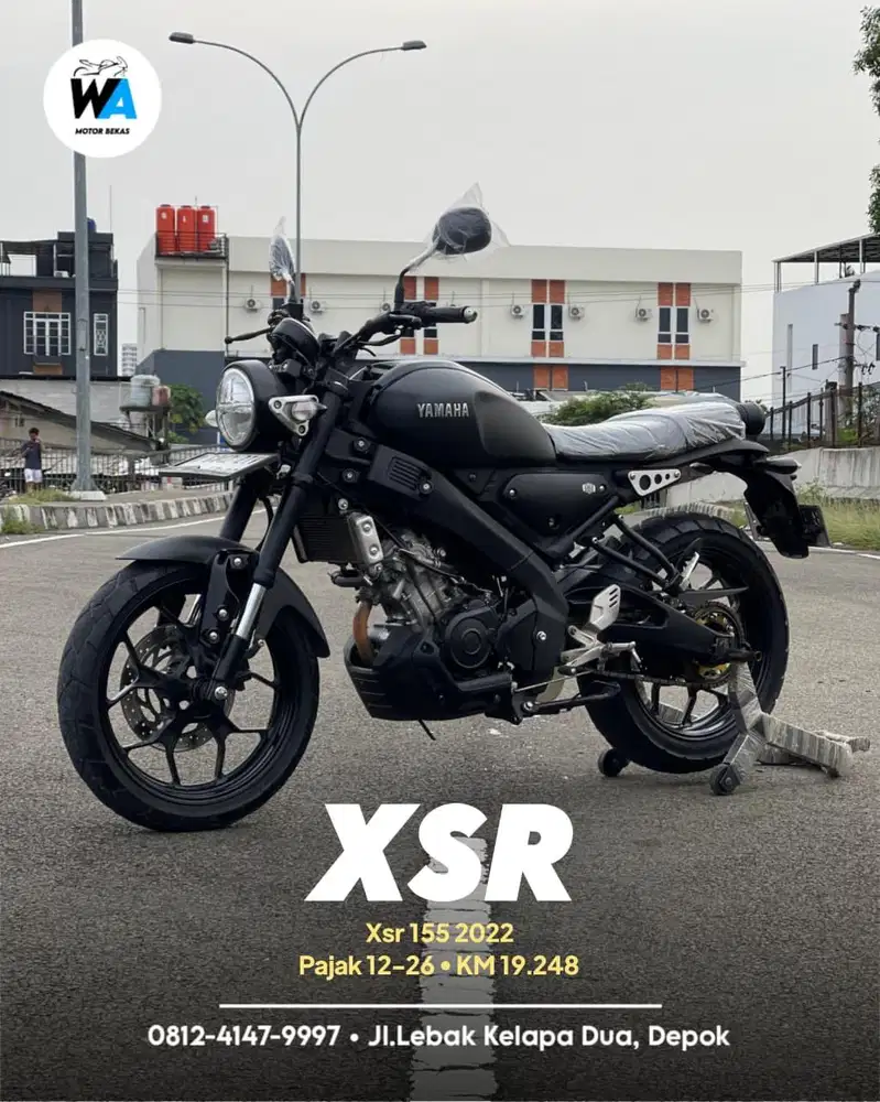Yamaha Xsr 155 Tahun 2022 Cash/Kredit