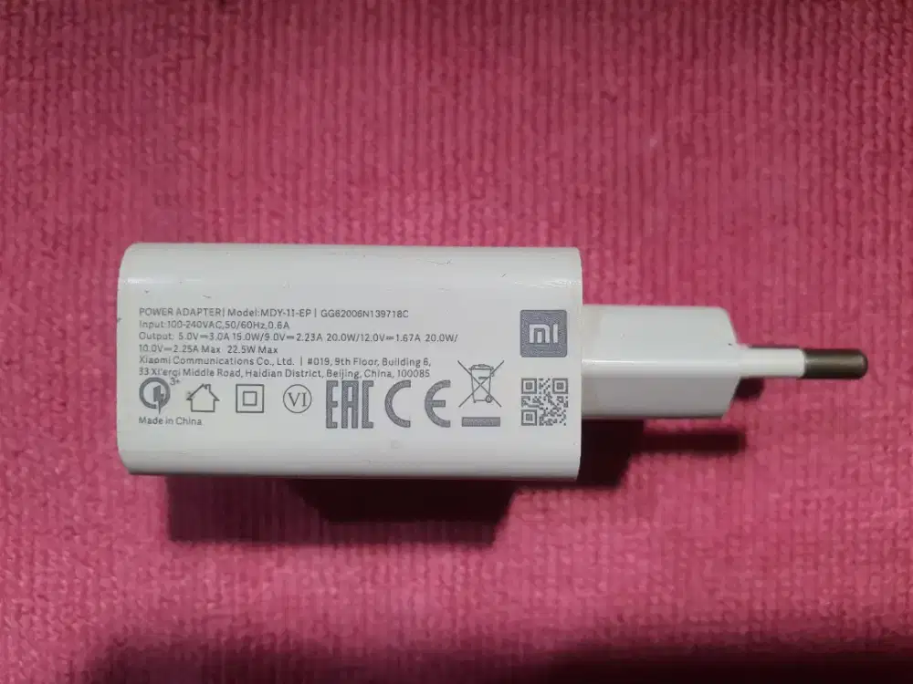 Charger Xiaomi 22.5watt Original Copotan HP Xiaomi Redmi Note 9
