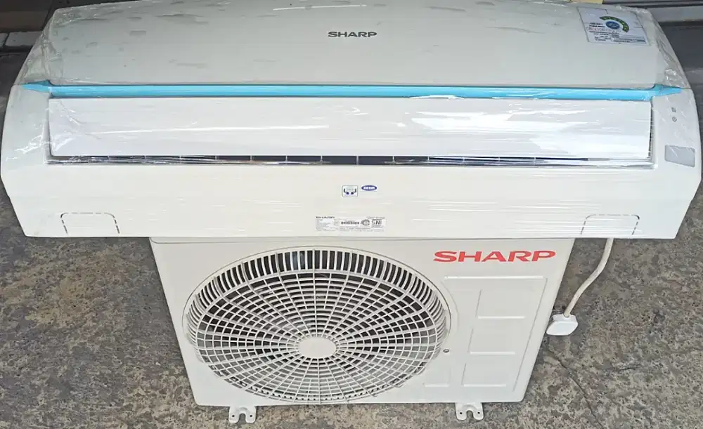 AC SHARP 1 PK R32 Orisinil LowWatt Bagus Dingin Sekali & Normal BEK-UT