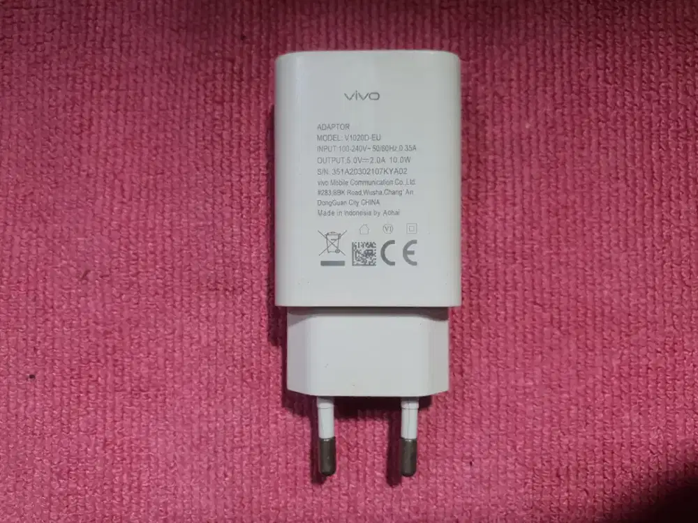 Charger VIVO 10watt Original Copotan HP Vivo Y12