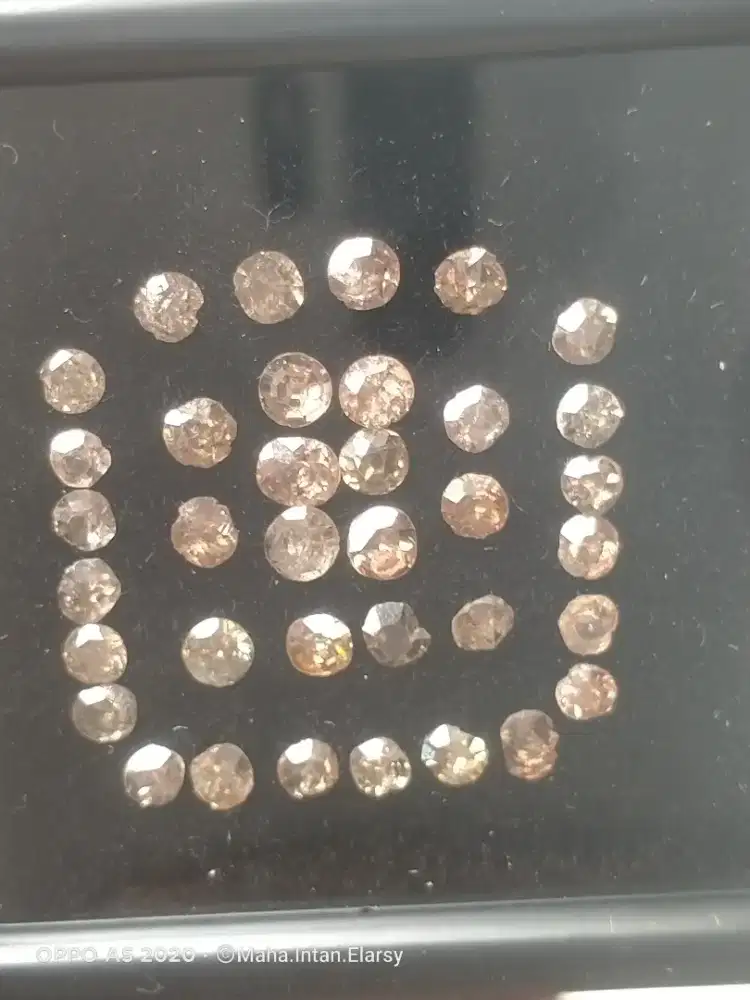 Berlian Banjar 2,8ct Minyak Coklat