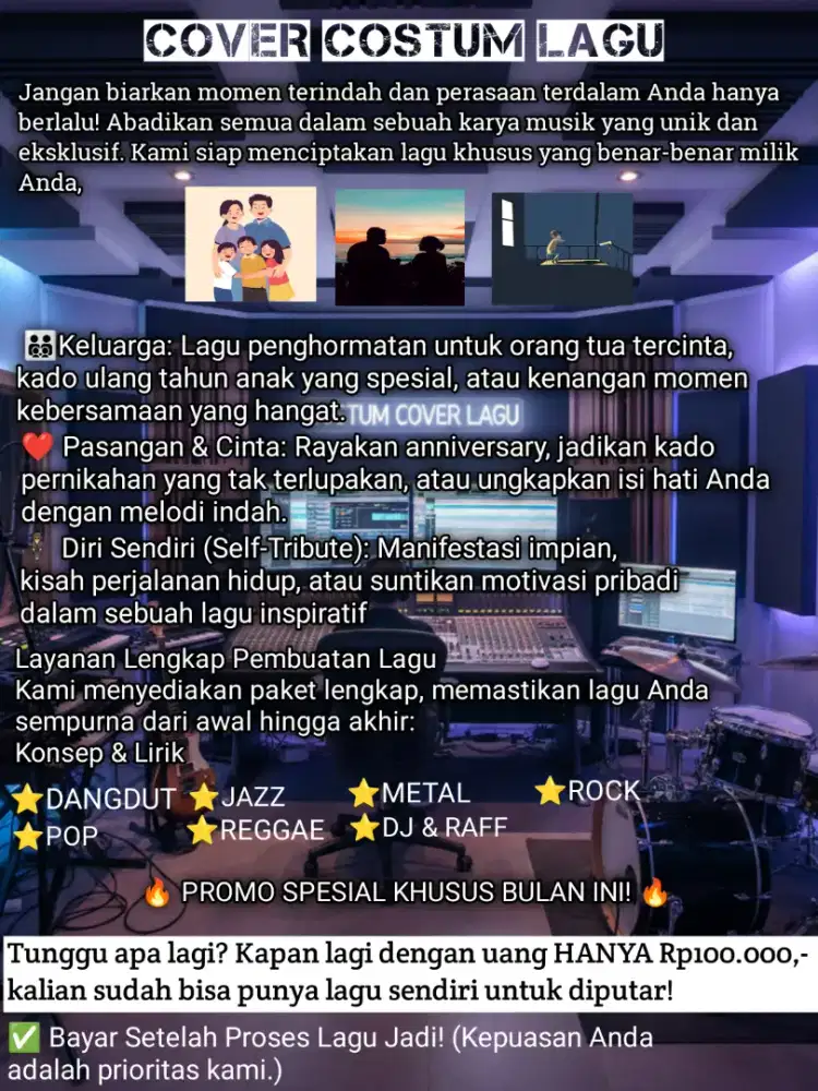 freelance jasa pembuatan lagu musik