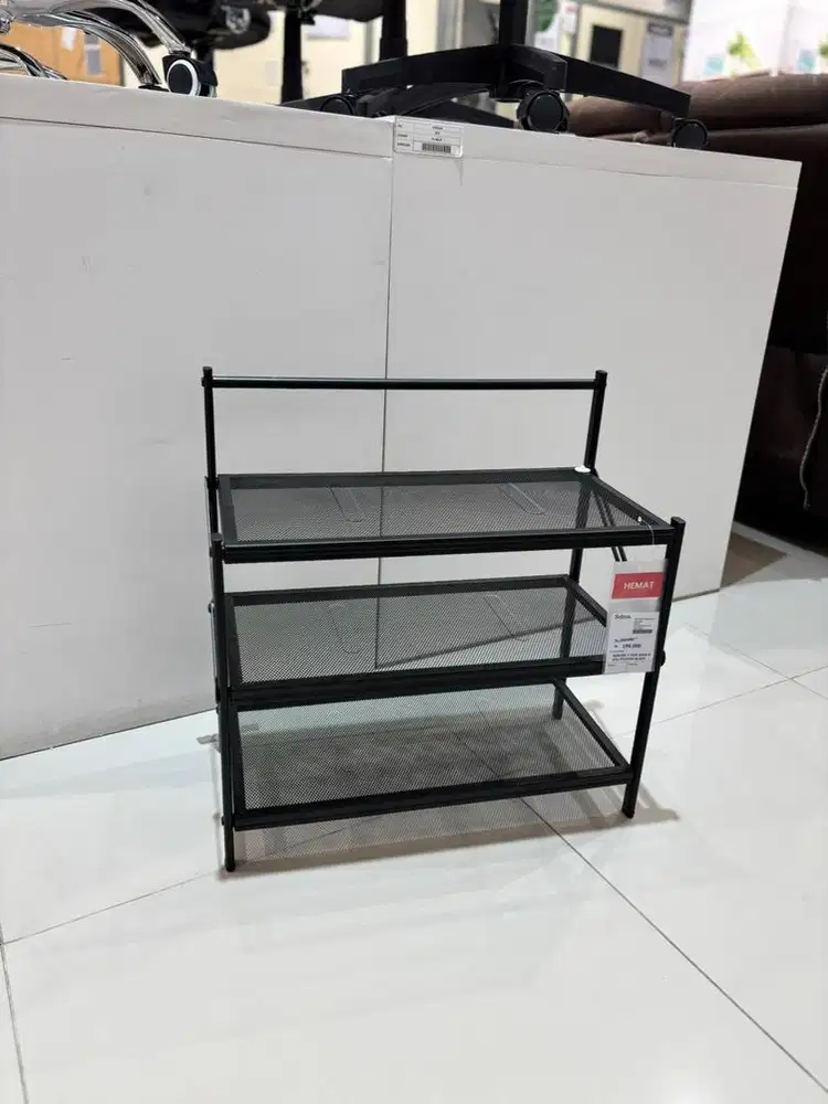 Jual baru rak sepatu lipat bahan besi
