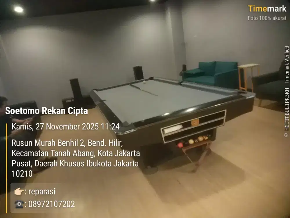 Meja Billiard Baru dan Jasa Service Jakarta