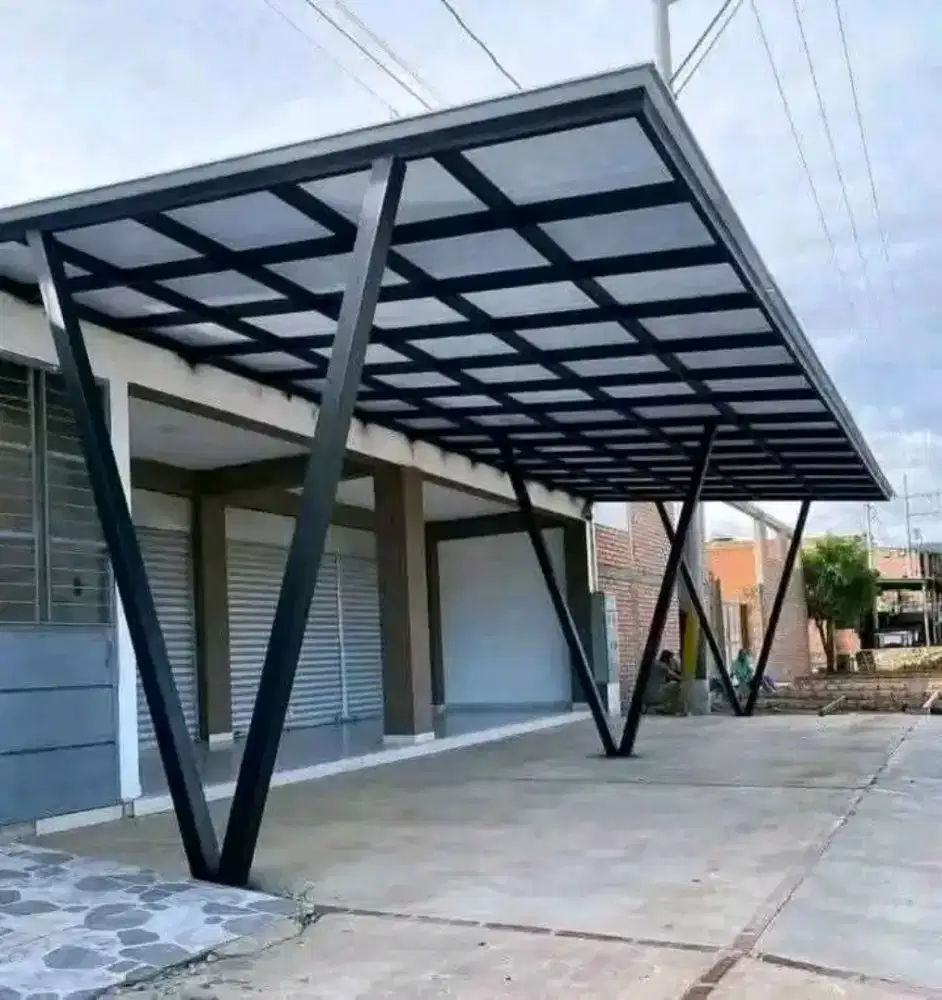 Kanopi Besi Hollow dan Baja Ringan Murah