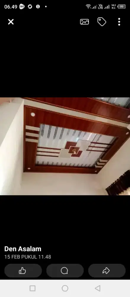 plafond pvc dan gypsum