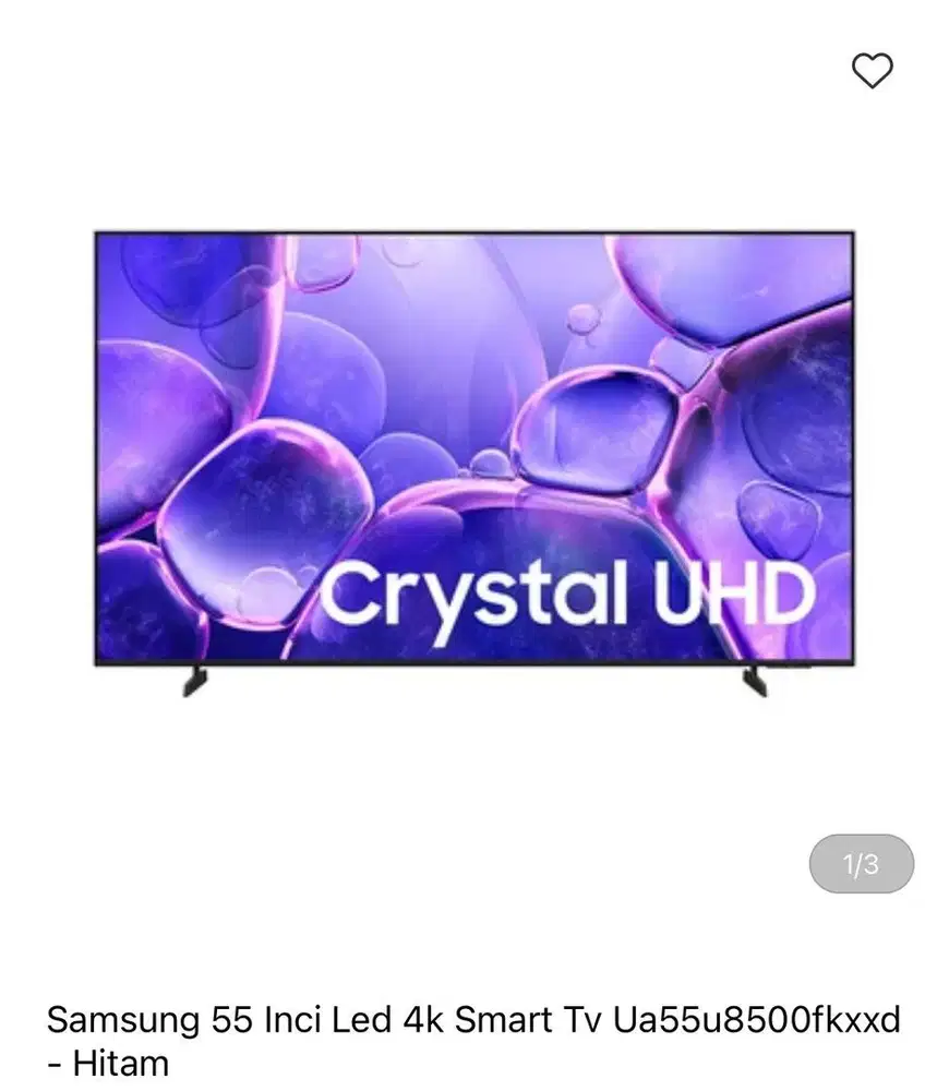 Samsung 55inci Led 4k Smart Tv bisa cicilan syarat ktp