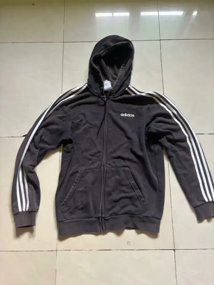 jaket hoodie ADIDAS 3 STRIP