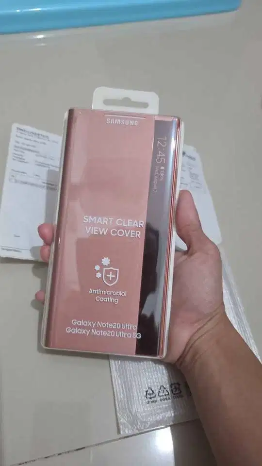 Samsung Smart Clear View Cover Original Note 20 Ultra - Mystic Bronze