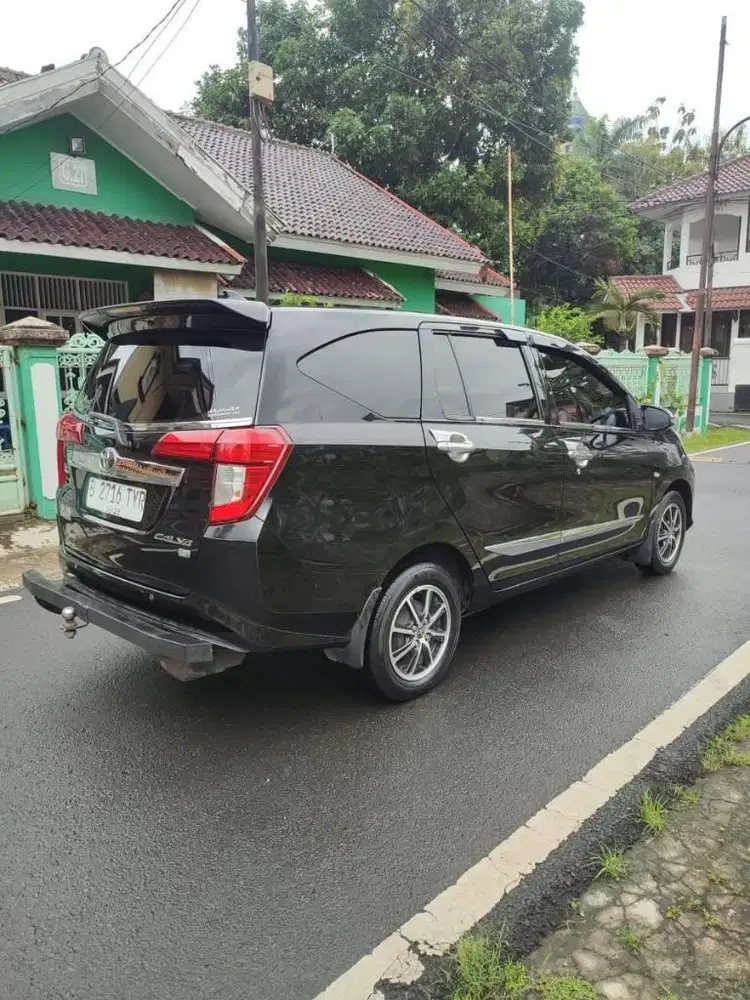 Toyota Calya G at metic Tahun 2019 Hitam nopol Genap jakarta Timur