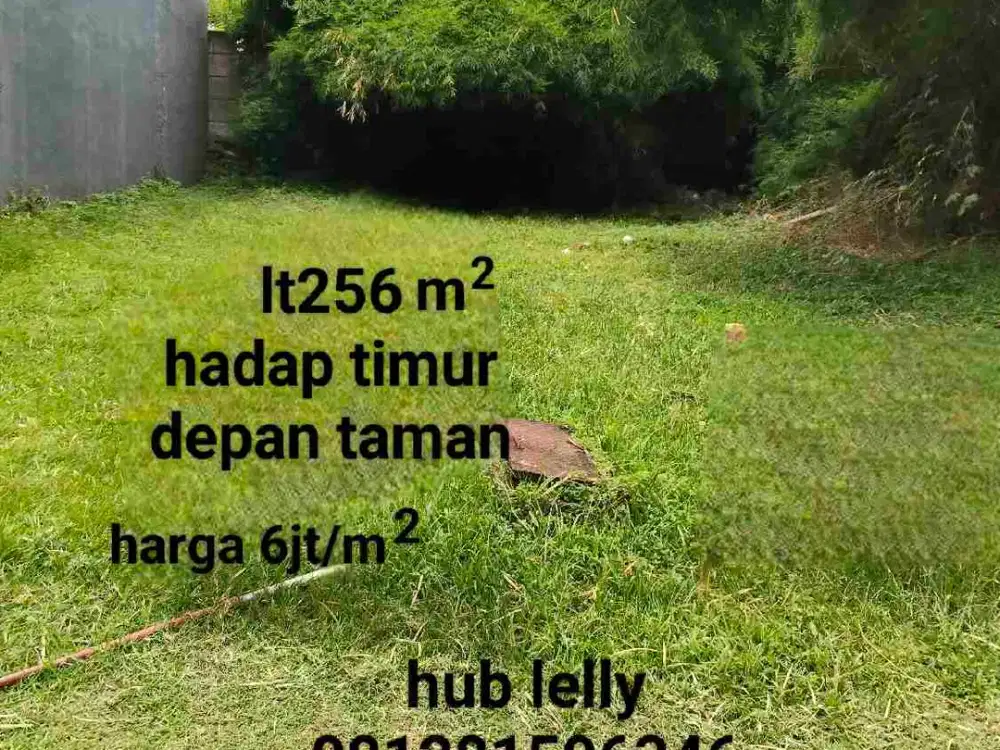 Dijual Kavling Murah Depan Taman Kota Wisata