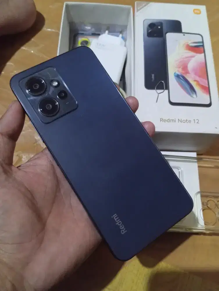 Redmi note 12 8/128 gb fullset no minus jual harga pas net gan.