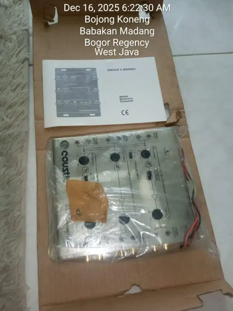 Crossover merk COUSTIC tipe XM-3C