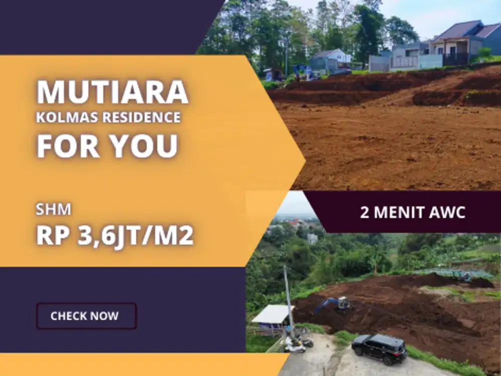 Cek Udara Pagi Ini! Kavling Kolmas SHM View Terbaik. Amankan Unit Sebelum Harga Naik Menjelang Natal