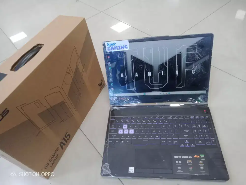 JUAL LAPTOP ASUS TUF GAMING FULSET MULUS LENGKAP DUS MSH GARANSI RESMI
