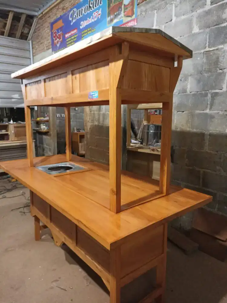 Gerobak Angkringan Bakso Mie Ayam PeceL Bubur Sate Martabak Ronde dlL