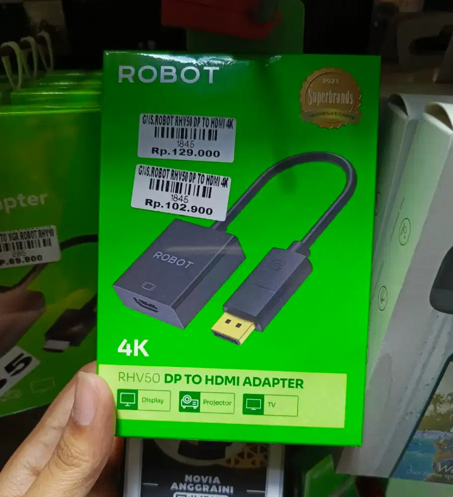 Robot RHV50 DP to HDMI 4K | ATLANTIS DAHSYAT