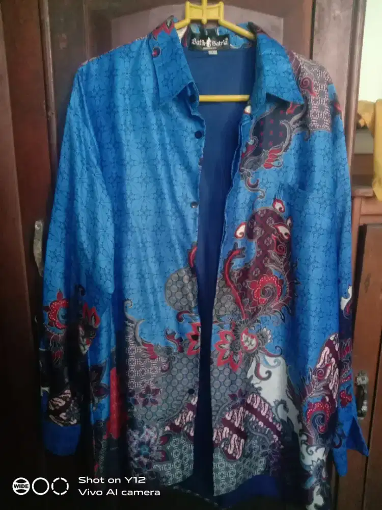 Baju batik tangan panjang