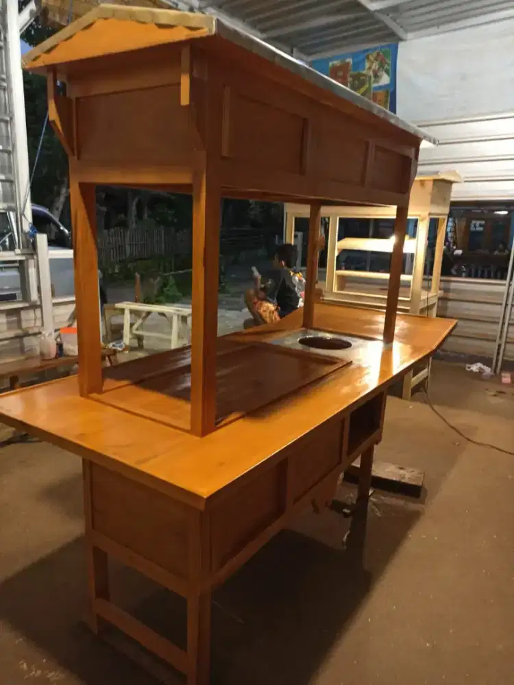 Gerobak Angkringan Bakso Mie Ayam PeceL Bubur Sate Martabak Ronde dlL