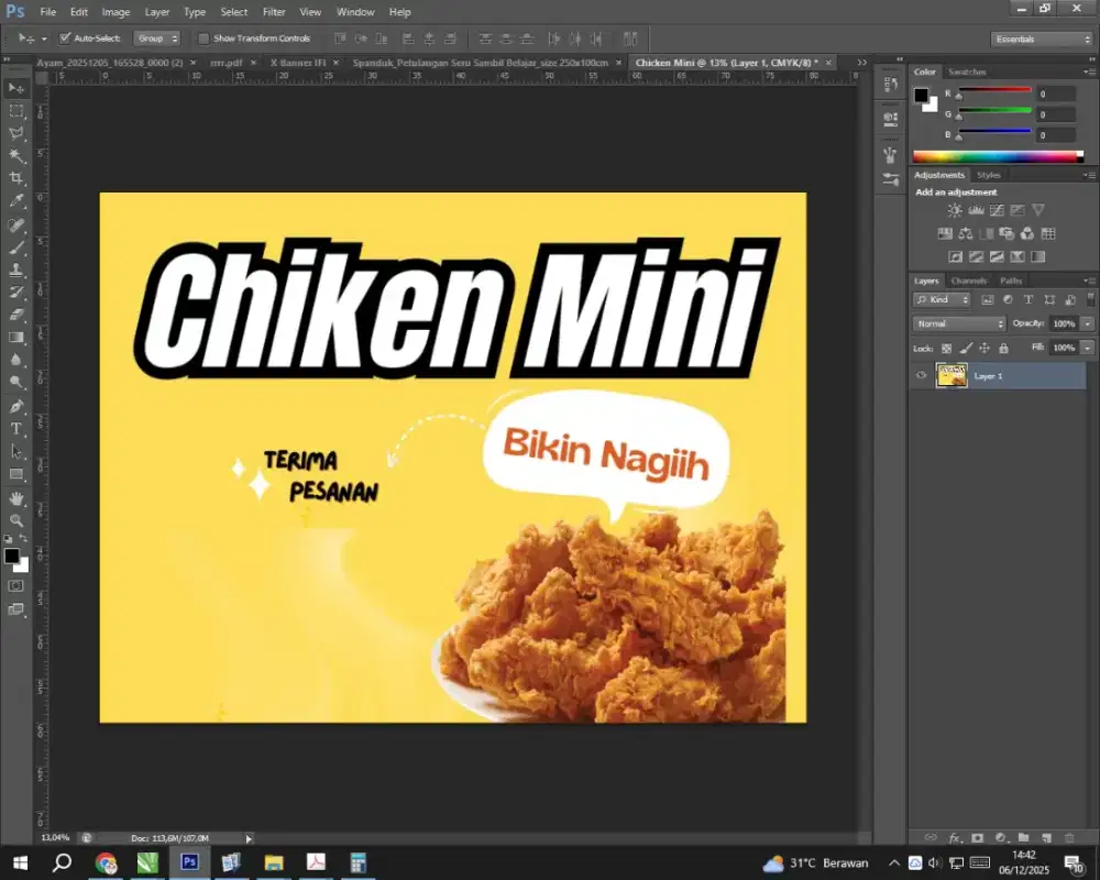 Dibutuhkan tukang chicken mini