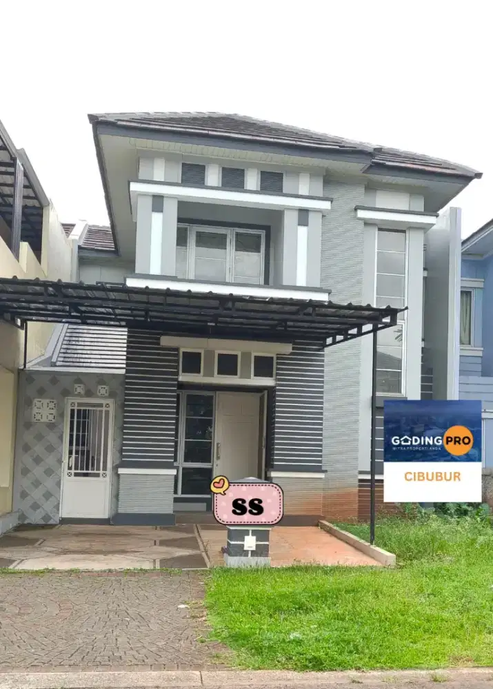 Jual rumah siap huni cluster favorit 2 M nego. Kota Wisata Cibubur