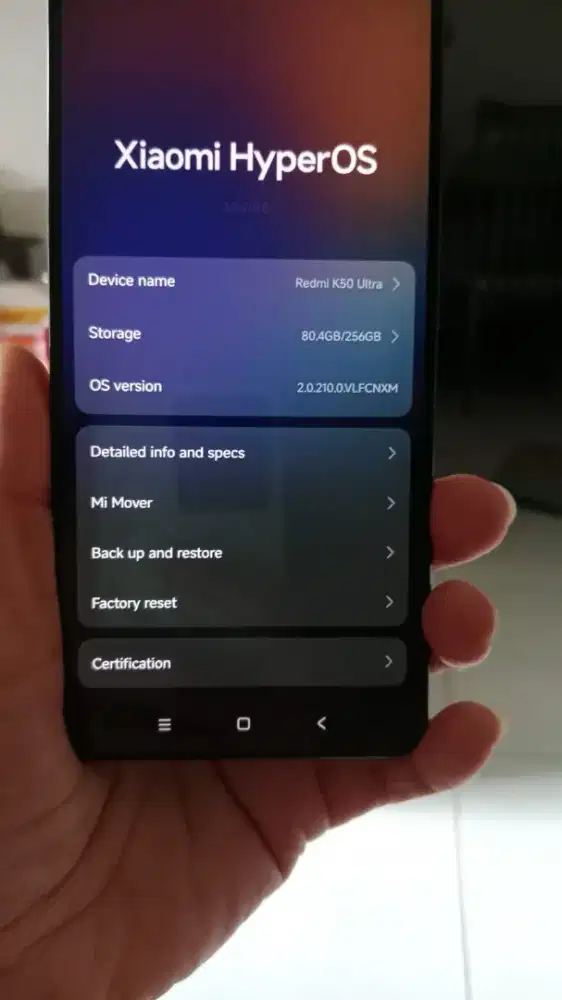 Jual xiomi  harga 2,5 jt