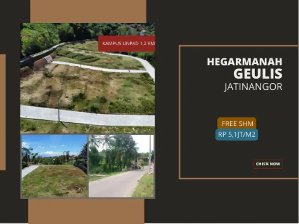 Dekat Tol, Udara Jauh Lebih Baik! Strategis Paling Cerdas di Hegarmanah Geulis.