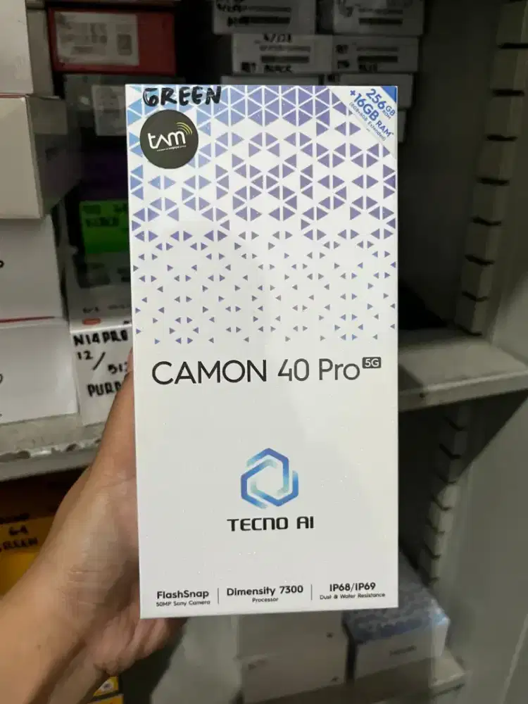 Tecno camon 40 pro 5G (8/256) new