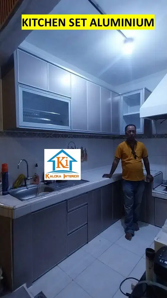 Jasa Kitchen Set Aluminium Surabaya Kaloka Interior