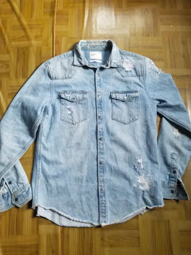 Jaket denim zara