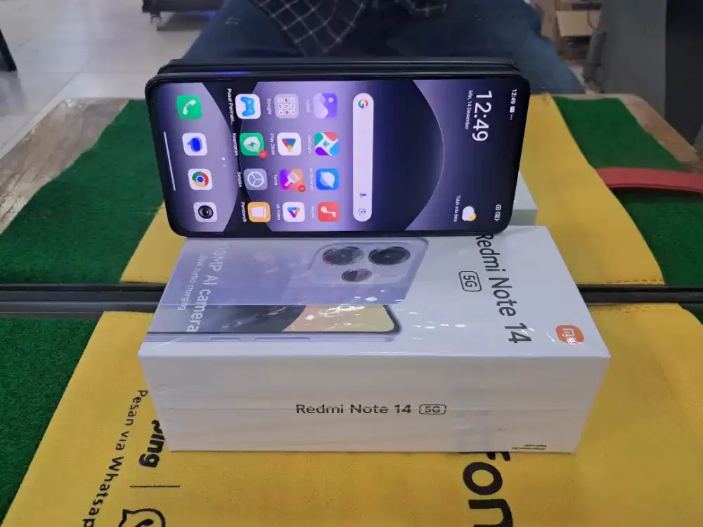 Redmi Note14 5G 12/512 gb lengkap mulus no minus