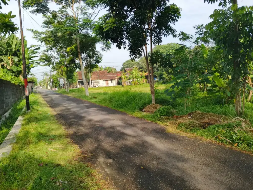 Dijual Tanah Pekarangan Kosong Timur Polsek Cebongan Mlati Sleman