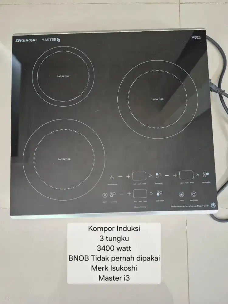 Kompor listrik 3 tungku